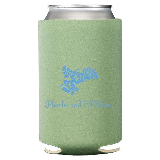 Hibiscus Flowers Collapsible Koozies